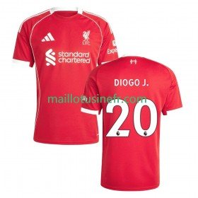 Maillot de Foot Liverpool Diogo Jota 20 Domicile 2025-26